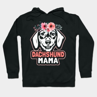 Dachshund Mama Floral Lover Hoodie